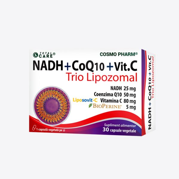 NADH + COENZYME Q10 + VITAMIN C – Trio Lipozomal